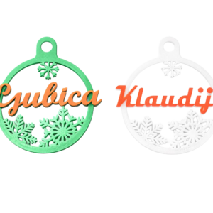 Personalised Christmas bauble